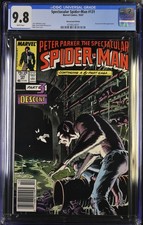 🔥The Spectacular Spider-Man #131 CGC 9.8🔥1987 Newsstand Variant White Pages