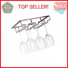 FOMANSH Wine Glass Rack - Under Cabinet Stemware Wine Glass Holder Glasses Stora