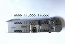 Compatible Fuji Fujifilm X100T Top Cover Shell Case With Button Silver NEW