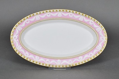 KPM Berlin Kurland ovale Schale Gold Multicolore Porzellan porcelain bowl dish