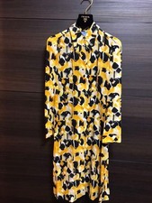 USED PRADA FLORAL PRINT GOWN DRESS VERYGOOD