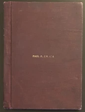 1927 Spalding's Athletic Almanac-Clarence L. Houser & Roland A. Locke WR Holders