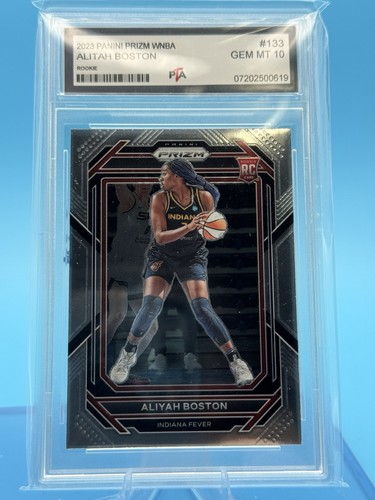 2023 Panini Prizm WNBA Aliyah Boston RC ROOKIE PSA 10 GEM MINT Indiana Fever