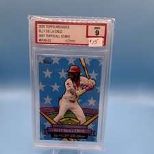 Topps 2025 Archives Elly De La Cruz 2007 All-Stars 07AS-23 Reds IGC 9