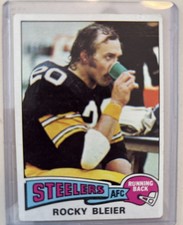 Rocky Bleier 1975 Topps #39 Rookie Card (RC) Pittsburgh Steelers / Notre Dame. rookie card picture