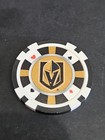 VEGAS GOLDEN KNIGHTS NHL BLACK POKER CHIP / GOLF MARKER EXCELLENT CONDITION  — photo 2