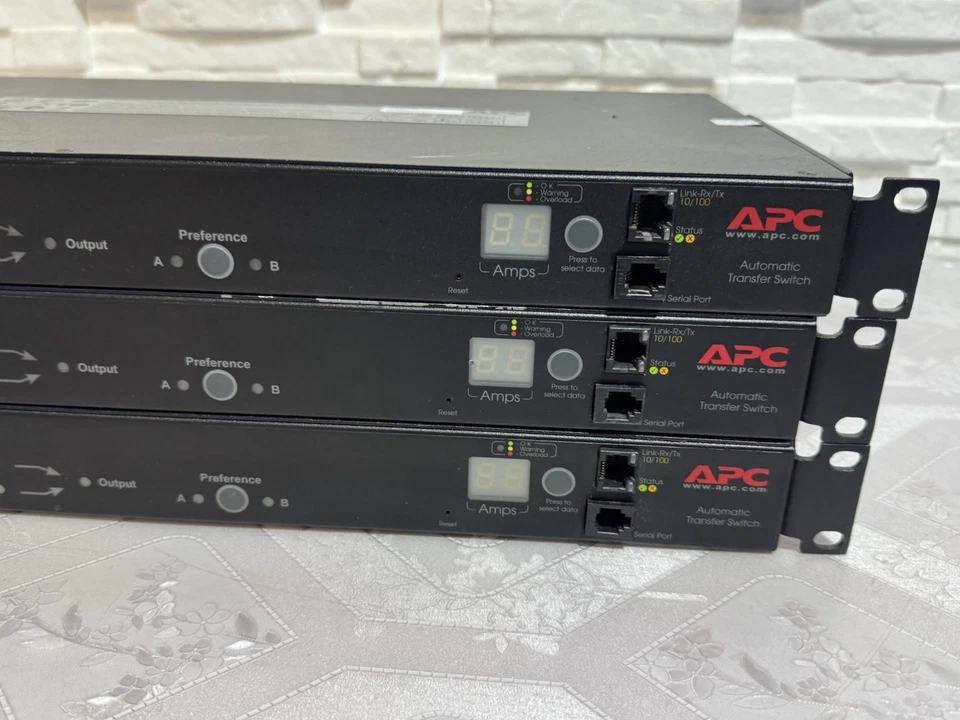 APC AP7721 Automatic Transfer Switch ATS PDU 12xC13 10A Hardware Defekt Bastler - Bild 4 von 4