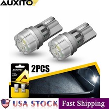 AUXITO T10 194 168 W5W 2825 LED License Plate Interior Light Bulbs 6000K White