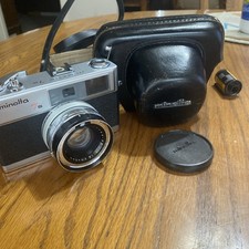 Vintage Minolta Hi-Matic 7s Film Camera 45mm f/1.8 ROKKOR PF Lens Exc 