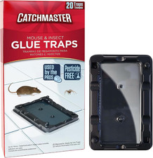 Mouse  Insect Glue Traps 20-Pk, Adhesive Rodent  Bug Catcher, Mouse Traps Indo