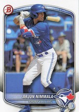 2025 Bowman Draft #BD-35 Arjun Nimmala Toronto Blue Jays