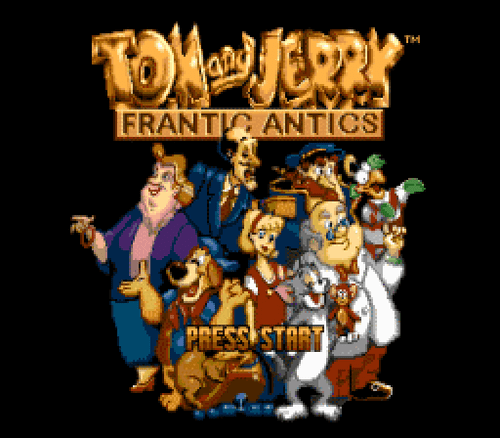Tom And Jerry Frantic Antics - Juego Sega Genesis - Imagen 1 de 4