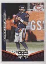 2019 Panini Playoff Red Zone Mitchell Trubisky #121 g6p