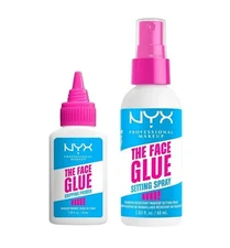 NYX PROFESSIONAL MAKEUP The Face Glue Gripping Primer & Setting Spray Set
