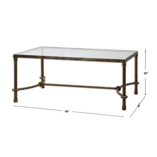 Uttermost 24333 Warring Iron Coffee Table - Picture 5 of 5