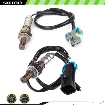 2pcs 02 Oxygen O2 Sensor Fits 2001 GMC Yukon 6.0L Upstream&Downstream