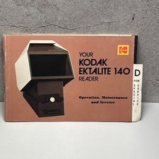 KODAK Ektalite 140 Slide Reader Manual Only.