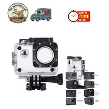 Transparent Waterproof Housing for Action Cameras - Reliable 30m Protection