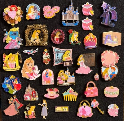 Disney Pin Sleeping Beauty Aurora Maleficent Lot