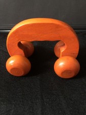 Handheld Wooden Wheel Roller Massager Acupressure for Back, Neck, Arms,  Legs