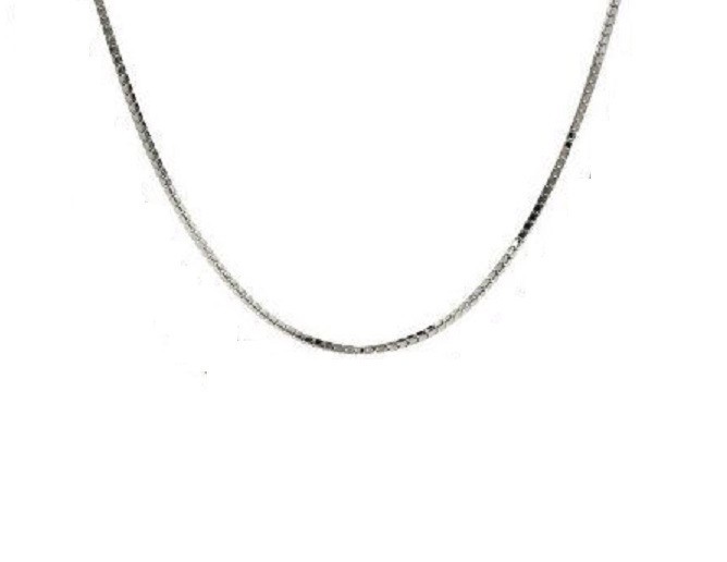 QVC Steel by Design Stainless Steel Box Chain Necklace 18"