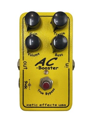 XOTIC Effector AC Booster V1 Overdrive Body Only Handwritten Serial Flat Used