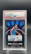 2022 Panini Crown Royale Chet Holmgren RC Autograph Purple /25 PSA 9 #10654 SC