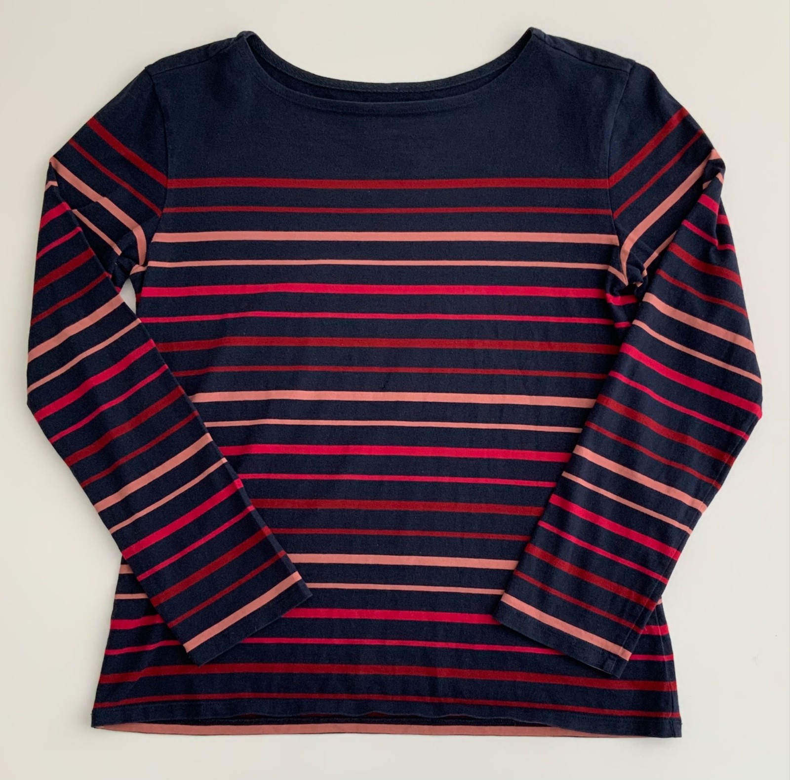 Seasalt Cornwall The Sailor Shirt UK10 Navy/Red/Pink  - Sample - Rare Design image 3