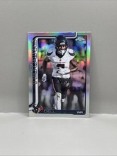 2025 Topps Chrome Football Tank Dell Refractor #123 Texans 