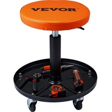 Mechanic Stool, 250 LBS Rolling Pneumatic Creeper Garage/Shop Seat, Adjustable