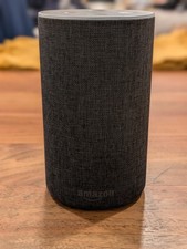 Amazon Echo 2nd Gen Alexa Smart Speaker Gray Tested Works