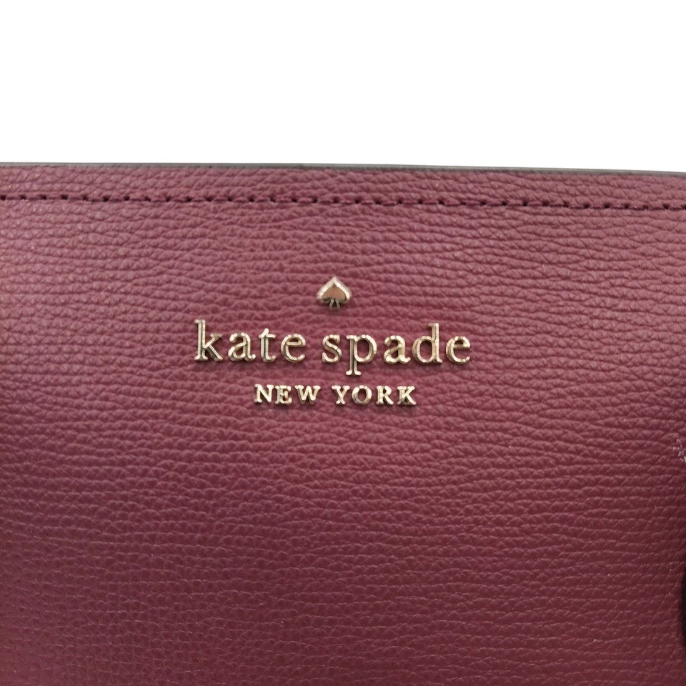 Kate Spade Handbag Small Burgundy Darcy Satchel Crossbody Womenswear - Preloved - Image 4 of 4