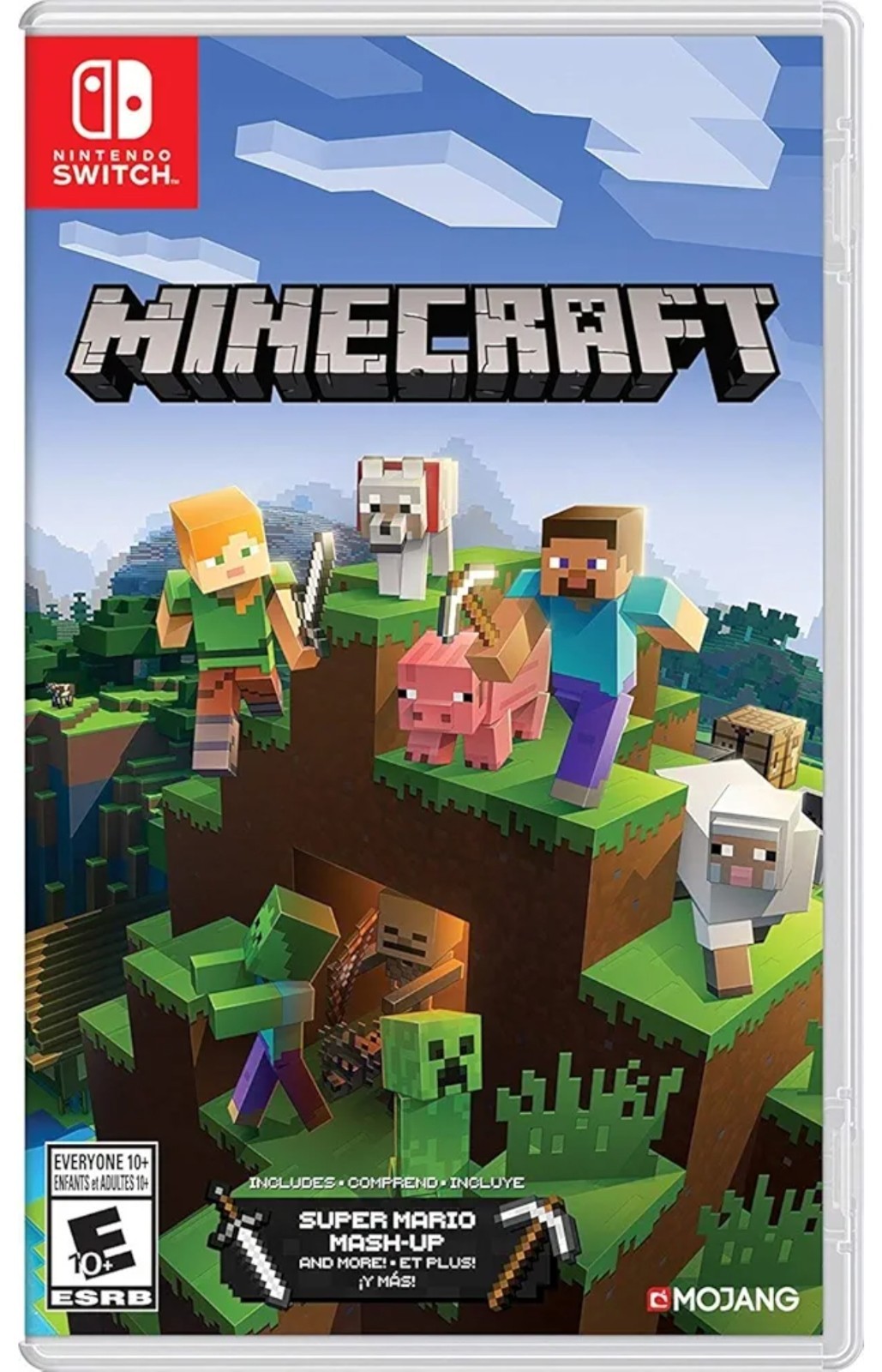 Minecraft - Nintendo Switch - Includes Super Mario Mash-Up NEW FACTORY SEALED