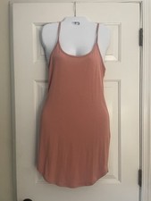 Forever 21 Y2K Pink Coral Bodycon Mini Dress Size Medium