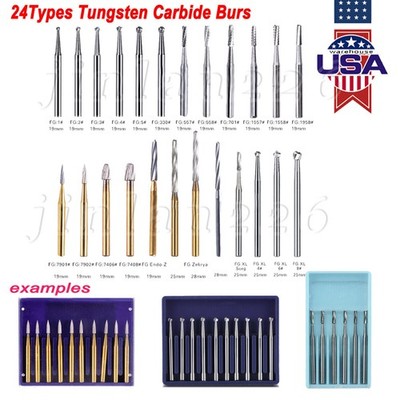 Dental Surgical/ Carbide Burs for High Speed Handpiece Round Cone Bur Diamond FG