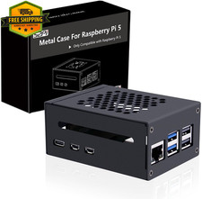 Raspberry Pi 5 Metal Case with Active Cooler PCIe M2 NVMe Shield N04 N05 X1000