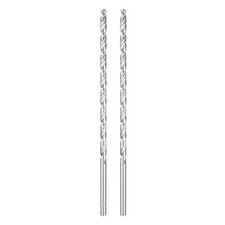 2pcs Twist Drill Bit 5mm Dia 200mm 7.87" Extra Long High-Speed Steel Bits