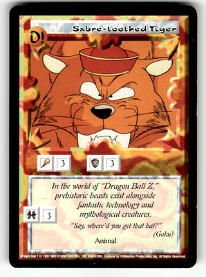 Dragon Ball Z Sabre-toothed Tiger 1997 Ani-Mayhem