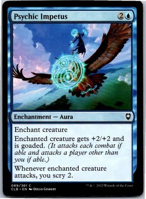 Psychic Impetus C 89 Commander Legends: Battle for Baldur's Gate NM