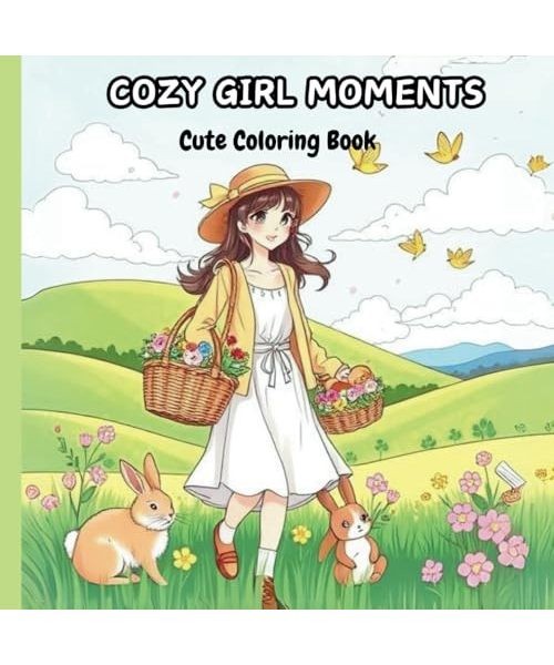 Girl Moments: A relaxing cosy colouring book for all ages, from the bestselling author (Coco Wyo)
