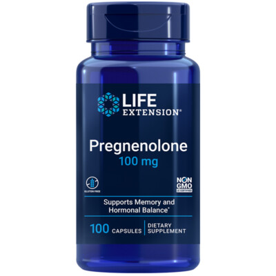 Pregneno 100mg - 100 Caps Life Extension