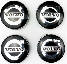 VOLVO Alloy Wheel Centre Caps. 4 x 64mm. C70 S40 S60 V50 V60 V70 S80 XC70 XC90