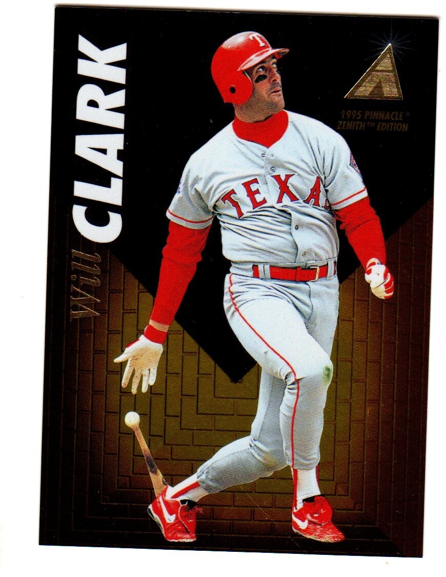 Will Clark TEXAS RANGERS 1995 Pinnacle Zenith #110 | eBay