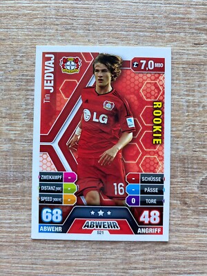 Match Attax Extra 14/15 - 521 - Tin JEDVAJ- Rookie