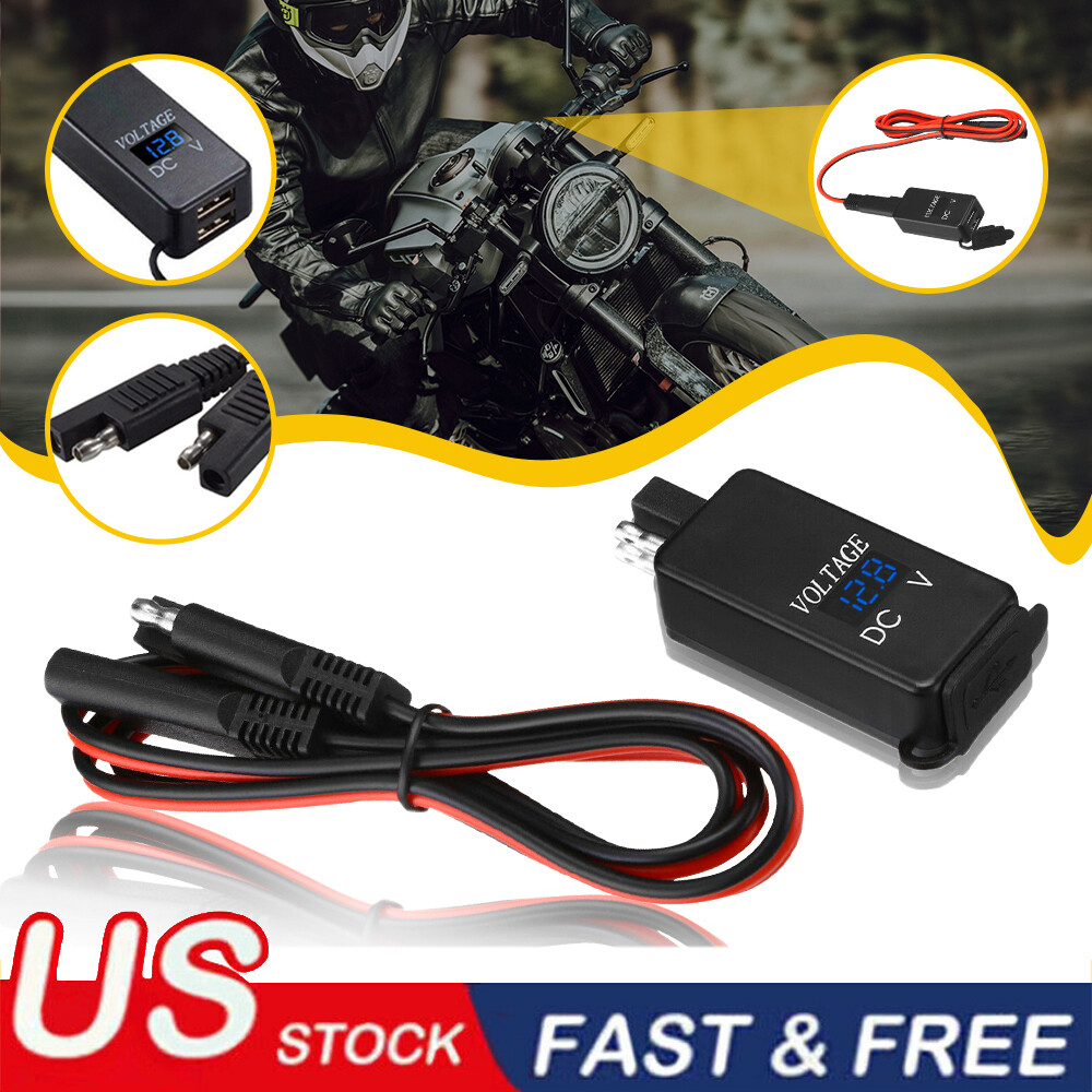 Waterproof Motorcycle SAE to USB Charger Adapter Cable Inline Fuse Phone GPS US | eBay Waterproof Motorcycle SAE to USB Charger Adapter Cable Inline Fuse Phone GPS US | eBay