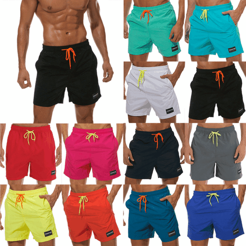 Men Summer Quick Dry Swim Pants Swimwear Surf Board Shorts Casual Beach Bottoms⊹ - Picture 3 of 15