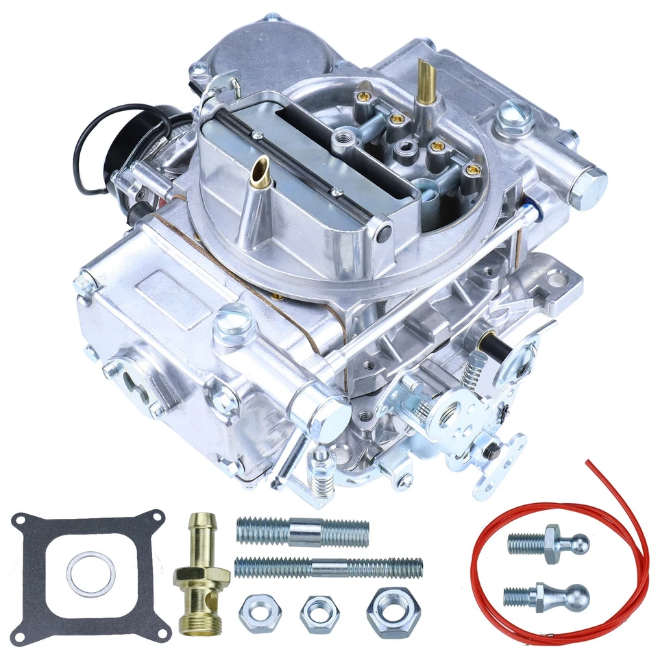 4 Barrel for Model Carburetor 600CFM Street Warrior 0-80457S Polished Holley - Image 4 of 4