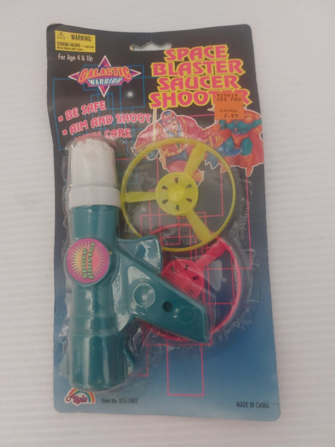 Blaster espacial Galactic Warrior de colección, nuevo en paquete