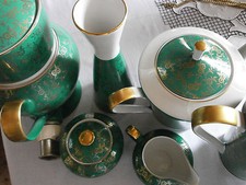 Neuerer PorzellanKaffeeservice 6teilig, Aromator mit Original Porzellansteigrohr