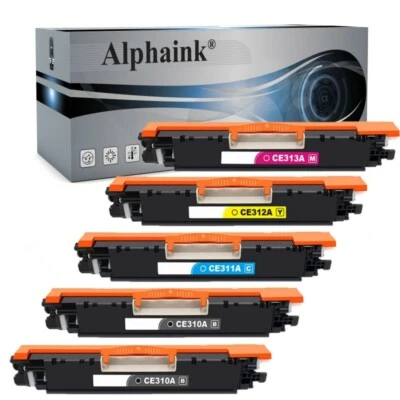 ALPHAINK 5 TONER HP 126A CE310A PER HP LASERJET M175NW M175A M275A COLOR CP1020 CP1025